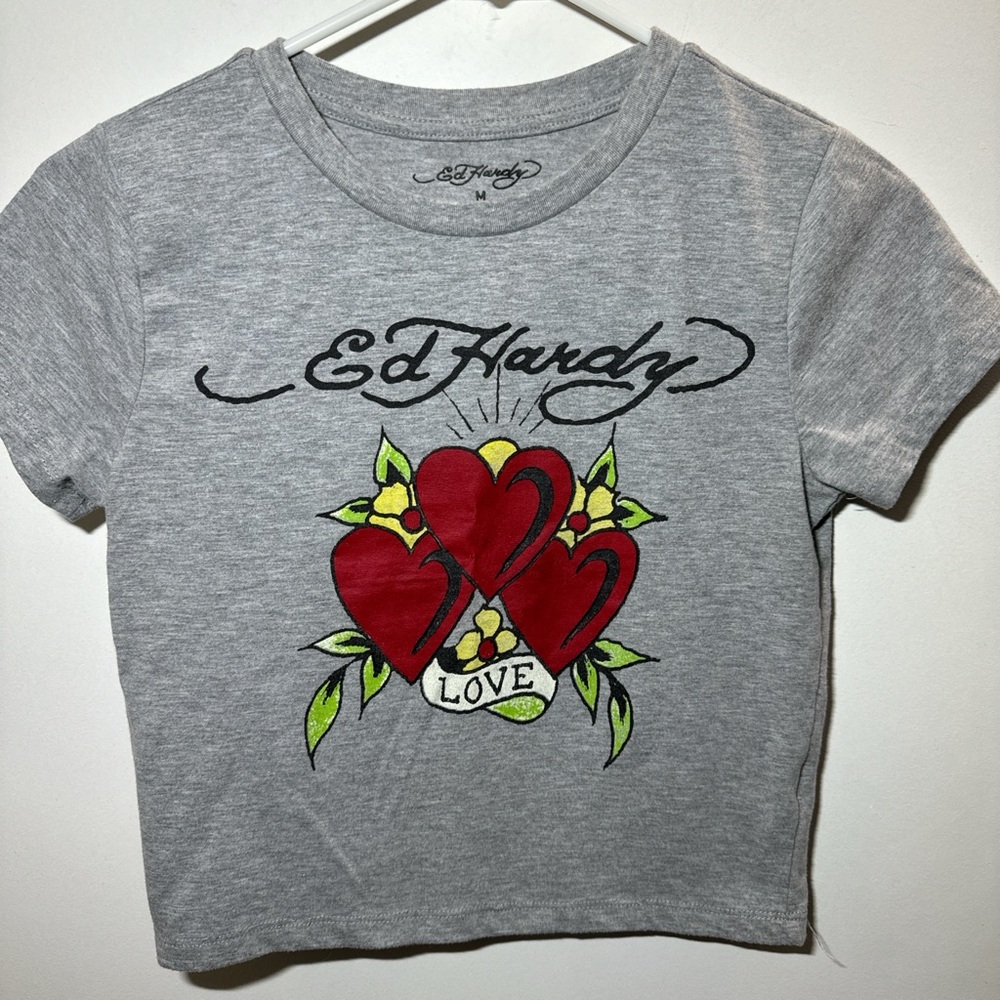 Ed Hardy love crop top